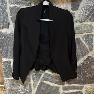 White House, Black market, Black Blazer size 0. Single button.